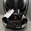 Evenflo Revolve360 Slim 2-in-1 Rotational Car Seat with Quick Clean Cover (Salem Black)