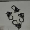 Quick Release Boat Fender Clip Boat Bumper Clip (Black)