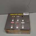 Portable LED Mushroom Table Lamp, Cordless Desk Night Light with 5200mAh Rechargeable Battery, Stepless Dimming Small Lamp with 3 Colors and Brightness Control for Bedroom/Bar/Coffee shop (Silver)