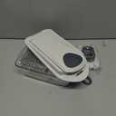 Mueller Pro-Series All-in-One, 12 Blade Mandoline Slicer for Kitchen, Food Chopper, Vegetable Slicer and Spiralizer, Cutter, Dicer, Grater, Kitchen Gadgets Sets with Container, White Sand/Gray