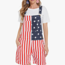 Unisex Printed Overalls Shorts Romper Festival Jumpsuits Work Bibs Coveralls Gifts for Men and Women. Size M.