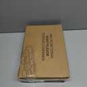 Snack Box Container with 8 Compartments, Stainless Steel Divided Serving Tray with Lid and Handle for Fruit Candy Parties Picnics, 4200 ml, Transparent Plastic Top