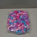 Building Bricks Set,Classic Colors Building Blocks Toys,Compatible with All Major Brands,Birthday Gift for Kids (Pink-Purple)