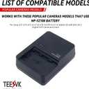 BC-QZ1 Battery Quick Charger for Sony NP-FZ100 Battery Compatible with Sony ZV-E1 FX3 FX30 A1 A1II A7C A7C II A7CR A7S A7S III A7R A7 IV A6600 A6700 A9 A9R A9S A9 III Digital SLR Cameras