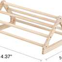 Wooden Chick Perch Stand, Pine Chicks Roosting Bar, Jungle Gym Perch Toys for Chicken Coop & Brooder, Bird Perch for Baby Chicks & Parrots (Large)