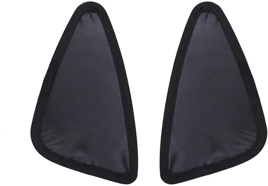 Compatible with Tesla Model 3 Model Y Car Rear Window Sunshade Mesh Small Triangle Sun Shade Accessories Auto Interior Parts (Black, Model Y)
