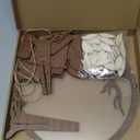 LINGANA Wedding Guest Book Alternative - Personalized Bridal Shower Party Decorations,Wooden Family Tree Guest Book,Standing Wedding Keepsake Artwork,Circle Family Tree Sign with 60 Leaves