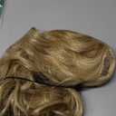 GUOJIAN Long Wave Wig 26inch Mixed Blonde 13x5x1 HD Lace Front Synthetic Wavy Wigs For Women Heat Resistant Curly Wig for Cosplay Halloween Daily Use