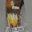 LWINGFLYER Feather Headdress - Native American Indian Style Headwear 15.53-17.71inch (Brown)