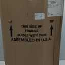 AFWFilters 18"x33" Almond Round Salt Brine Tank with Float for Water Softeners