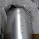 8" Dryer Vent Cover Galvanized Steel Hooded Wall Vent with Screen & Damper