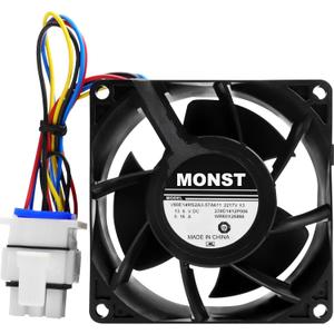 2025 Upgraded OEM WR60X26866 Refrigerator Evaporator Fan Motor, Compatible with GE Refrigerator, Replace V80E14MS2A3-57A611, WR60X10341, WR60X10356, WR60X10357, etc.