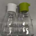 EIKS 2 Set Glass Cruet Bottles Dispenser for Olive Oil Vinegar Soy Sauce, Suitable for Kitchen Cooking Barbecue Usage