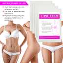 4 Pack Lipo Foam Post-surgical Ab Board Flattening Abdominal Compression Board for using with Post Liposuction Surgery Compression Garments Foam pads for Recovery 8"X11" (XXL)
