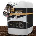 Dominator Mulch Anchor 5 Gallon - Mulch Glue for Landscaping | Mulch Glue Spray for Rubber Mulch, Wood Chips, Pine Straw, Cedar & Cypress | Ready to Spray Heavy Duty Landscape Glue (EXP 12/31/36)