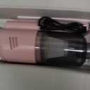 Auloea Portable Mini Car Vacuum Cleaner Pink, High Power Cordless(400g) Handheld Rechargeable Vacuum Cleaner for Desk V06