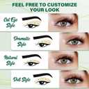 KEYYOU Brown Lash Clusters 144pcs Eyelash Clusters 8-18MIX D Curl Cluster Lashes Soft Wispy Lash Clusters Natural Look Brown DIY Lash Extension At Home(Brown05-D-8-18MIX)