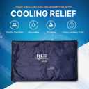 FlexiKold Extra Large Gel Soft Flexible Ice Pack for Injuries Ice Compress, Ice Pad, & Flat Ice Wrap for Post Surgery for Injuries of Shoulder, HIPS & Full Back XL Oversize 13 x 21.5
