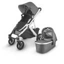 UPPAbaby VISTA V2 Stroller - JORDAN (charcoal/silver/black leather)