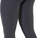 AUROLA Power Workout Leggings for Women Tummy Control Squat Proof Ribbed Thick Seamless Scrunch Active Pants, M