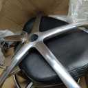 Grace&Grace Drafting Chair Adjustable Tall Shop Stool, Rolling Stool with Back Support for Studio, Classroom, Lab, Counter, Medical (Black)