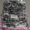 Cozypower 2 Pcs Unisex Distressed Dreadlock Beanie Hat Rasta Cap Winter Open Turban Dread Hair Wraps for Men Women(Black/White and Pink,Classic)