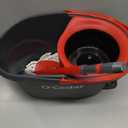 O-Cedar EasyWring Microfiber Spin Mop, Bucket Floor Cleaning System, Red, Gray, Standard