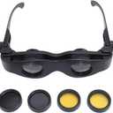 Optics Binocular Glasses, 3X Zoom Opera Glasses, Binoculars Glasses with Polarized Lens, Fishing Binoculars Tool, for Fishing Bird Watching