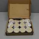 MGLIFEUL Candle Tins Jars Container Vessels for Making 4 8 Oz Black Empty Candle Tins Can Gift Box Packaging Plate with Lids Wax Container Bulk Making DIY Candle Supplies Accessories(Black,4oz,12pcs)