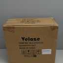 Velaze Cast Iron Dutch Oven Pot with Skillet Lid, 2-in-1 Pre-Seasoned Dual Handle Cast Iron Pan for Bread Baking, Frying, and Camping - Black 5QT