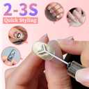 5 x 5 Pcs Heart Magnet for Cat Eye Gel Polish, Cat Eye Magnetic Nail Art Tool SetMagnet Sticks with Y-Shaped Guide for Nails, Magnetic Nail Art Tool for Stunning Cat Eye Effect, DIY Manicure Kit