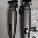 Ufree Professional Hair Clippers for Men with Bag, Mens Clippers and Trimmers Set, Barber Clippers Set, Electric Beard Trimmer, Gifts for Men, Gray (22 Piece Set)