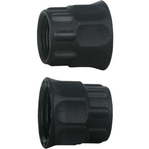 DUSICHIN Garden Hose Adapter Pressure Washer Gun to Water Hose Fitting, Garden Hose 3/4 GHT Female 2 PCS to Power Washer Handle M22 Metric Thread Female Fitting 3/4" GHT To M22 Joint DUS2600
