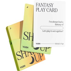 VUSH 100 Couple Games Challenge Cards with Scratch Offs Date Night Ideas, Conversation Cards for Couples, Romantic Relationship Card Game & Sex Games for Couples