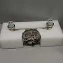 Bathroom Vanity Light, 2-Light Bathroom Light Fixtures Over Mirror, Traditional Vanity Lights for Living Room, Milk White Bell Glass Shades, Standard E26 Base, Polished Nickel