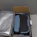 SEVENMEET Cordless Electric Lunch Box for Adults, 18000mAh Rechargeable Portable Self-Heating Lunch Box Food Warmer, 1.5L(6 Cups) Container for Outdoor, Work, Office, Camping, TravelBlueBlack (Large)