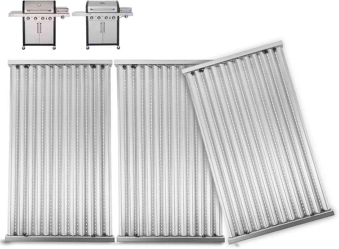 463257520 G533-2200-W1 Emitter Plates for Charbroil 4-Burner Tru-Infrared 463242716 463242715 463276016 466242716 463257520 466242715, 17"" Emitter Grates for Charbroil Commerical Replacement Parts