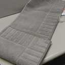 BEQHAUSE Door-Mat Non-Slip Front Doormat Low-Profile Entrance Mats for Front Door Entry Resist Dirt Washable Doormat Absorbent Entryway Door Mat, Light Grey,32"x48"