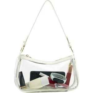 Crescent Shoulder Bag for Women Trendy Tote Handbag Purse Vegan Leather Clutch Handbag with 2 Removable Straps