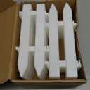 Grass Lawn Flowerbed Plant Borders Christmas Picket Fence Christmas Tree Fence,Plastic Edging Garden Picket Fence Garden Picket Fence for Christmas Tree Wedding Party Decoration