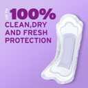 Poise Incontinence & Postpartum Pads for Bladder Leaks, 3 Drop Light Absorbency, Regular Length, 54 Count, Packaging May Vary