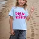 Kreleurs Beach Shirt Vacay Vibes T Shirt for Little Big Girls Hawaiian Graphic Tees Summer Vacation Tops Blue 5-6Y