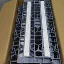 HOXWELL Modular Threshold Ramps for Doorways, 2'' Rise Wheelchair Ramps for Home Steps, 3000 Lbs Load Capacity Detachable Solid Plastic Entry Door Ramps for Wheelchairs and Cars, 2 PCS