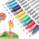 Glitter Art Markers, Sparkle Writing Pens 40 PCS 