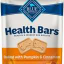 Blue Buffalo Health Bars Crunchy Dog Biscuits, Oven-Baked with Natural Ingredients, Pumpkin & Cinnamon, 16-oz Bag (EXP 05/01/26)