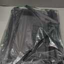 Vagusicc C Shaped End Table, 33'' Tall Side Table for Couch, Adjustable Height Small Couch Side Table for Small Spaces, Couch Table Slide Under Sofa Table TV Tray Table for Living Room Bedroom, Black (16.35"D x 11.62"W x 17.7-32.5"H)