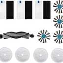 SpinWave 3115 Accessories Kit Compatible With Bissell 3115 EV675 SpinWave Hard Floor Expert Wet and Dry Robot Vacuum, 10 pack