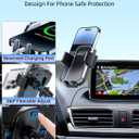 PZK Car Phone Mount for Mazda CX-3 2016-2021 /Mazda 3 2014-2016 / MX-5 Miata 2016-2023 Accessories Only 7-Inch Screen Auto Lock 360° Rotation Car Phone Holder Phone Cradles Not Affect Air Vent