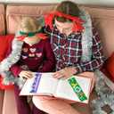 120 Pieces Christmas Bookmarks 10 Styles Double Sided Xmas Christmas Character Santa Snowman Book Markers for Students, Winter Holiday Page Marker Fun Christmas Gifts Party Favors