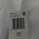 J.VER Men's Short Sleeve Dress Shirts Stretch Stain Shield Casual Button Down Shirts Solid Formal Shirt (XX-Large, White)
